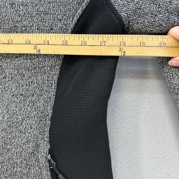 Spyder Jacket Women's Medium Black Charcoal Heather Sherpa Lined Cozy Jacket - Picture 10 of 12